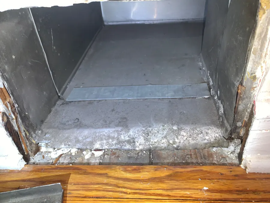 Trunk line clean after source-removal cleaning